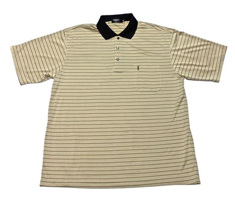 ysl silk polo shirt|yves Saint Laurent men's shirt.